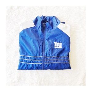 Reebok NY Giants NFL Team Windbreaker Jacket szL